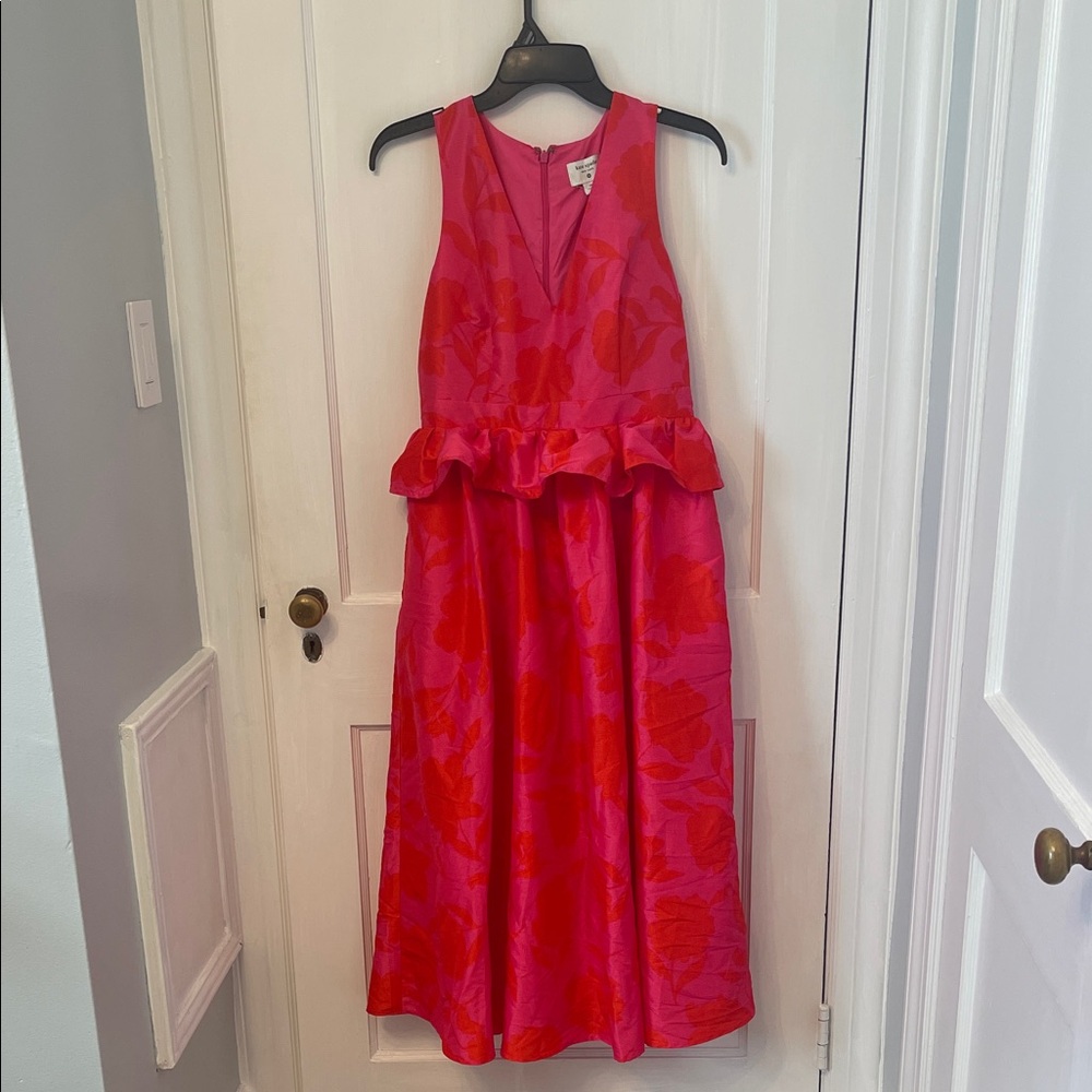 Kate Spade Pink Floral Formal Dress